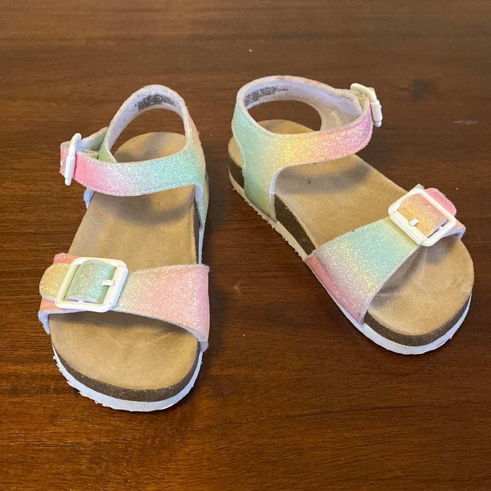 Colorful Glitter Sandals